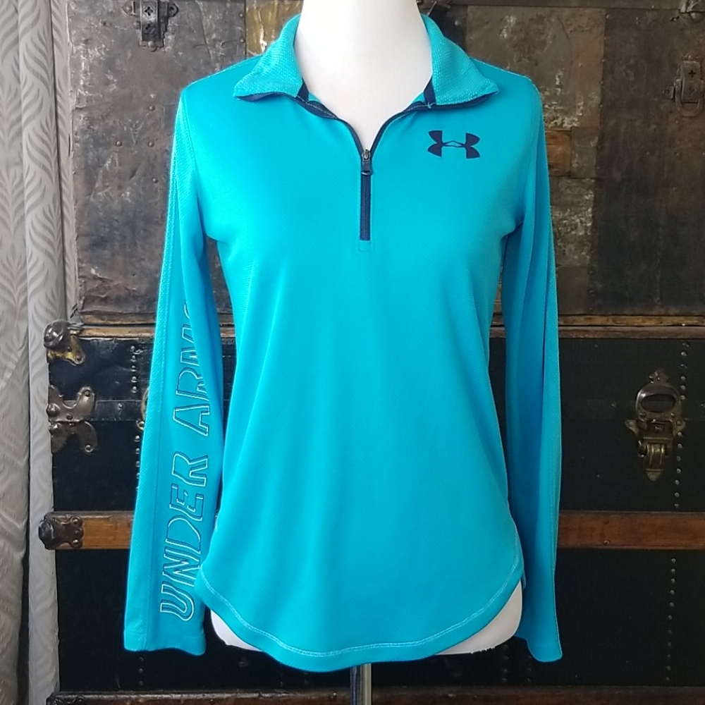 Under Armor Blue YXL Track Jacket
